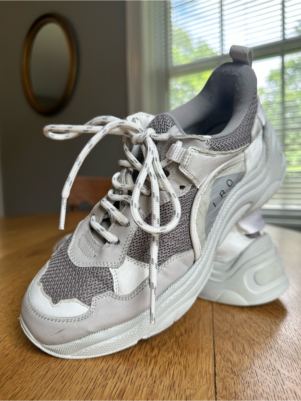 IRO Curve Runner Sneakers Gray Size 7